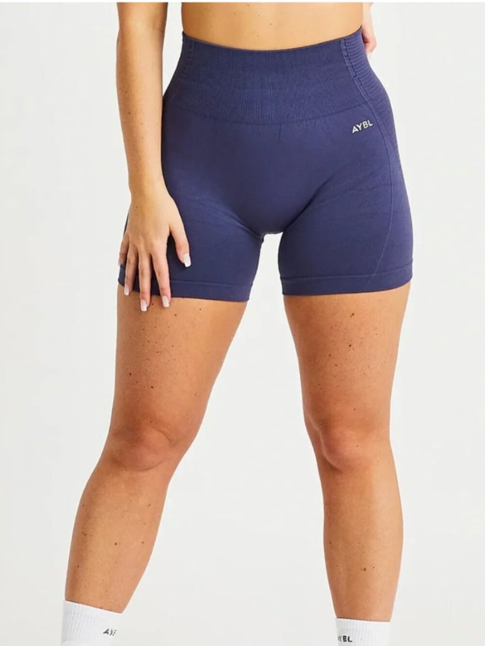 AYBL | Balance V2 Seamless Shorts - Navy Blue
